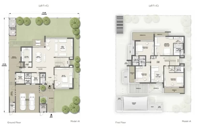 4 Bedrooms - Model 1A
