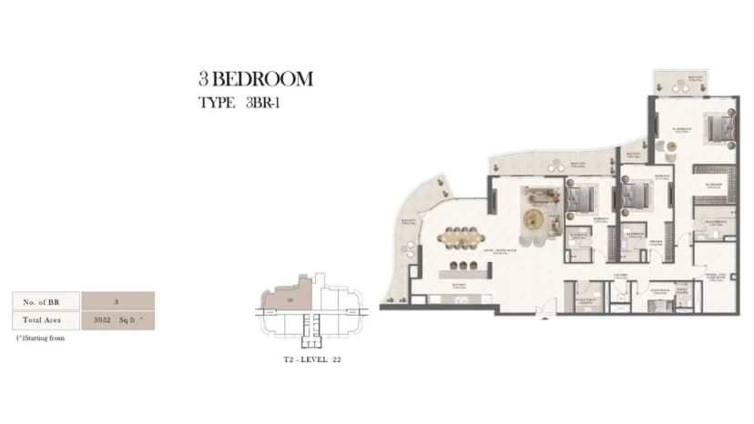 3-Bedroom Type 1