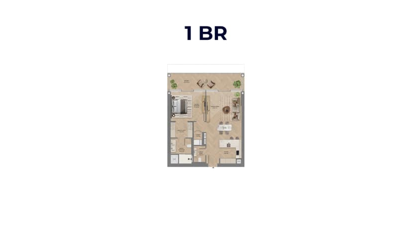 1 BR