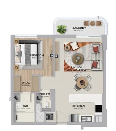 1 Bedroom