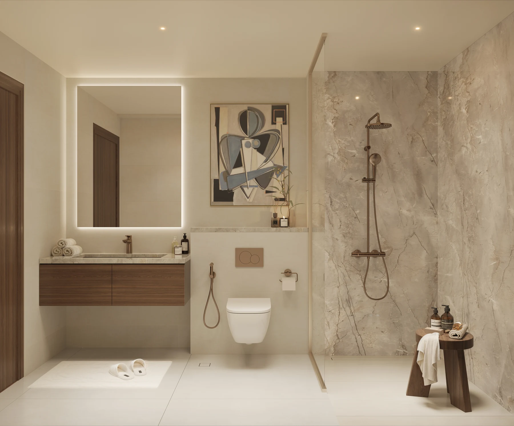 Dark Scheme — Bathroom