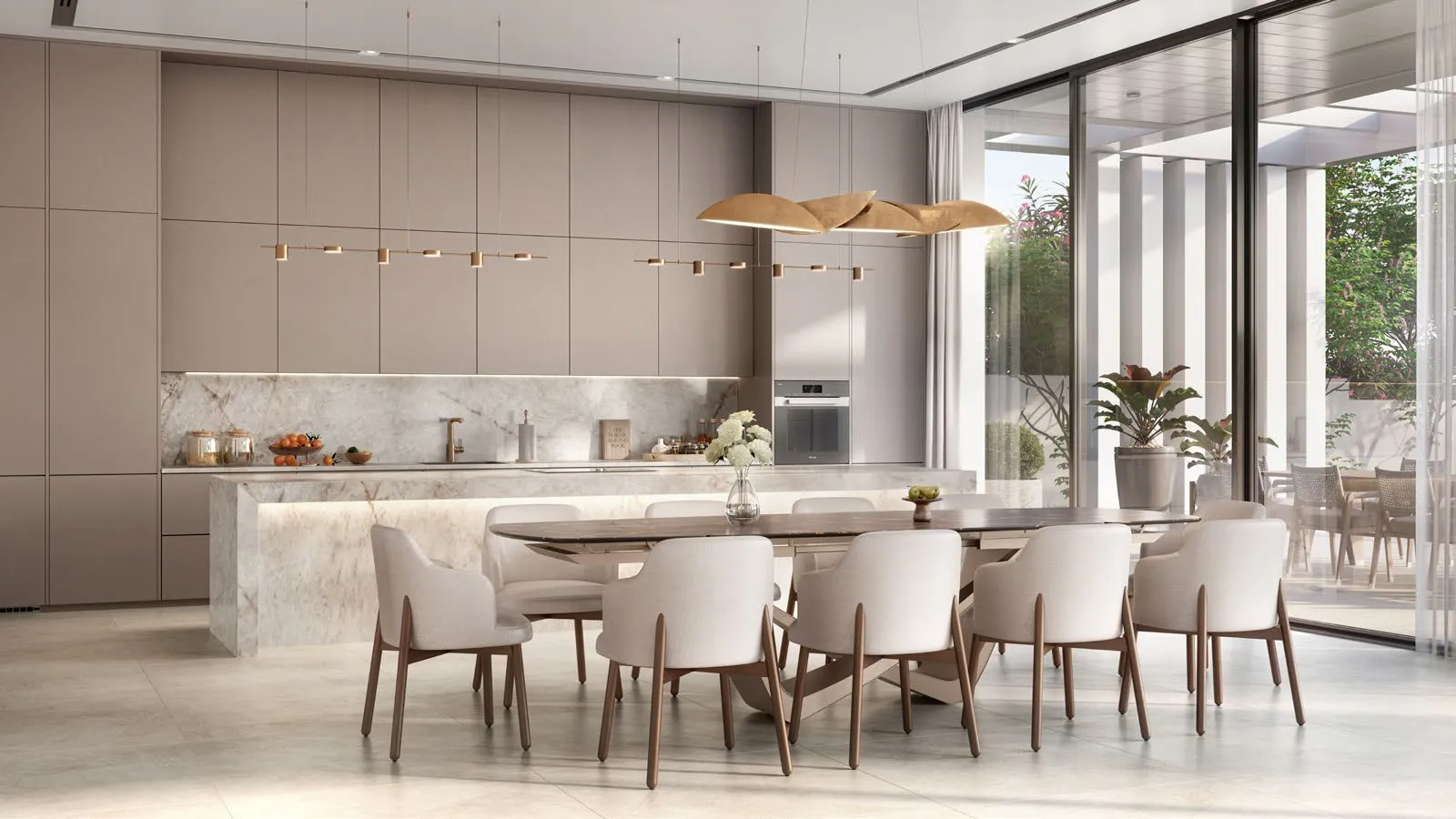 Bashayer Residences apartment kitchen and dining