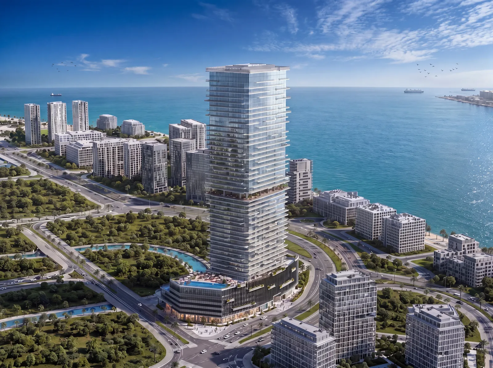 Shams, Al Reem Island from above