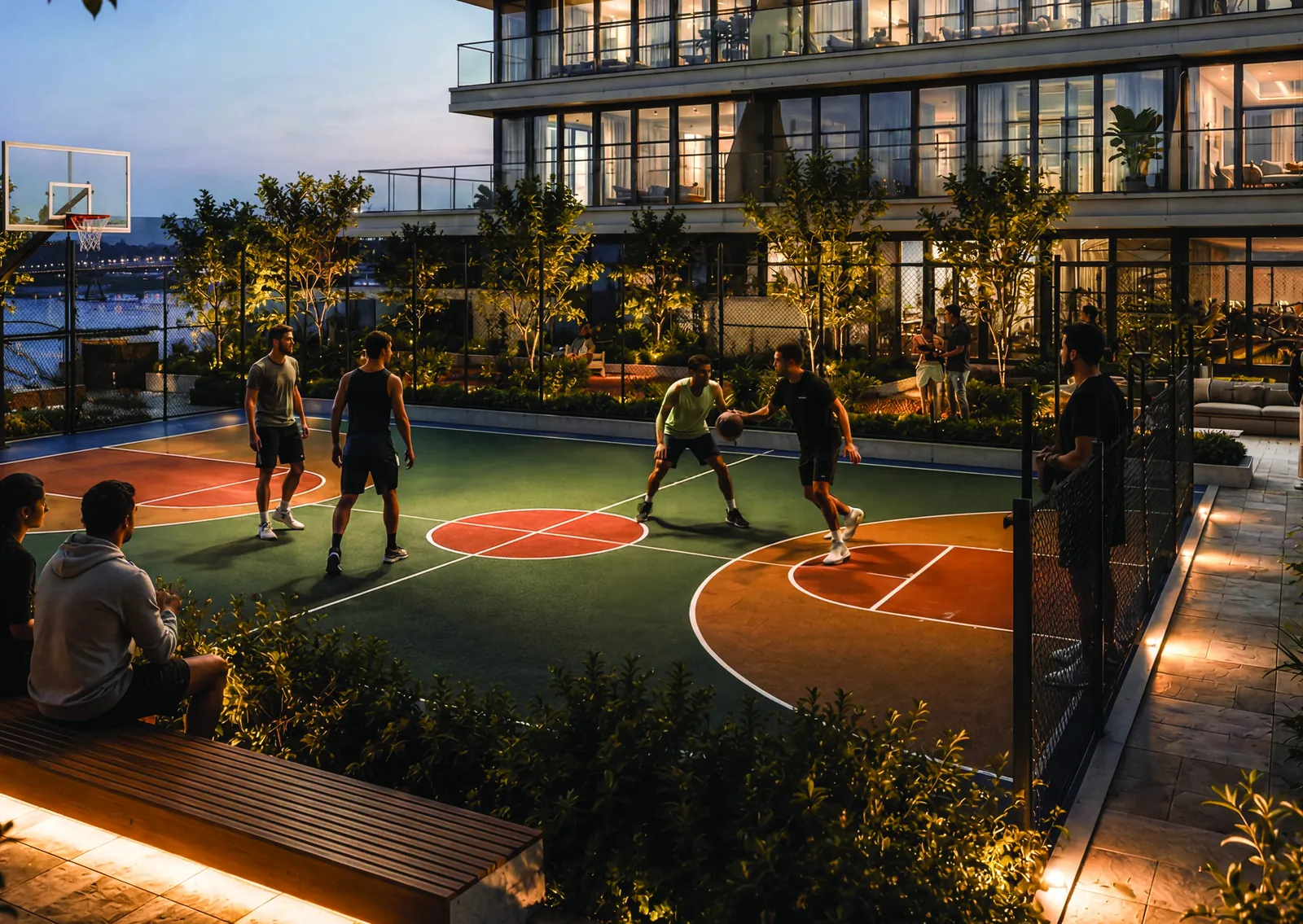 Multi-purpose sports court
