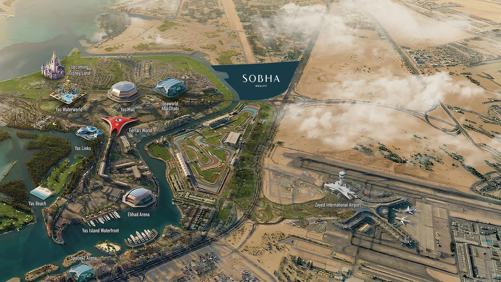 Sobha City location