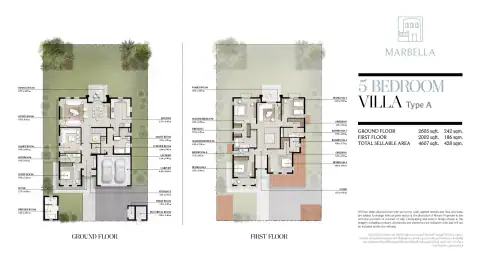 Floor plan of 5 Bedrooms