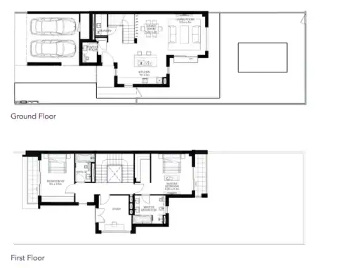 Floor plan of 2 Bedrooms