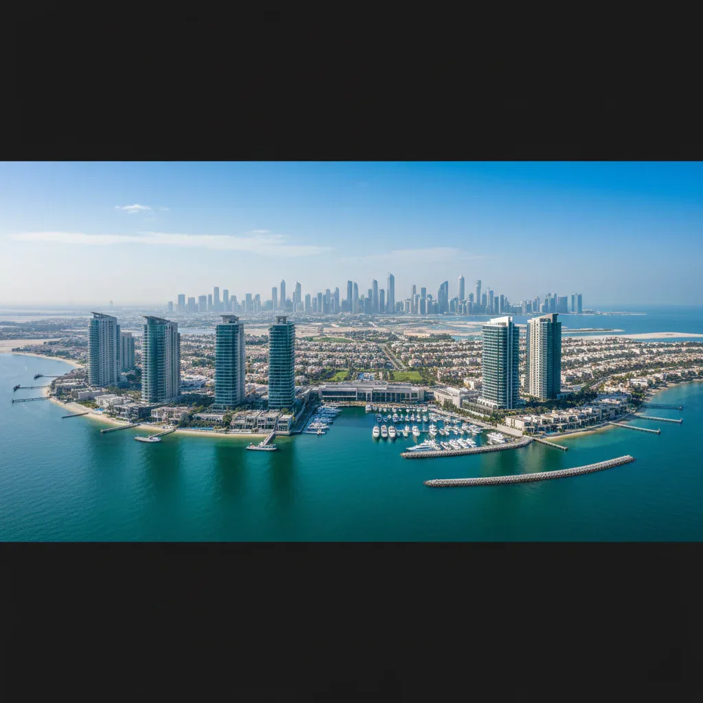 الواجهة البحرية لجزيرة فاهد في أبوظبي