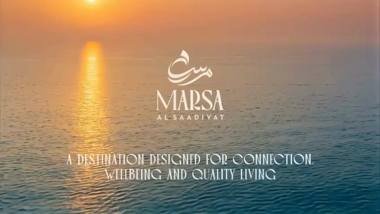 Aerial view of the Marsa Al Saadiyat masterplan on Saadiyat Island, Abu Dhabi