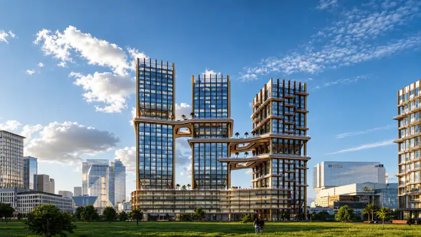 Radiant Bridges Towers