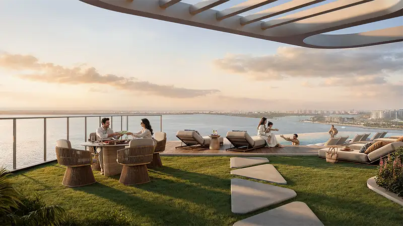 Rooftop infinity pool