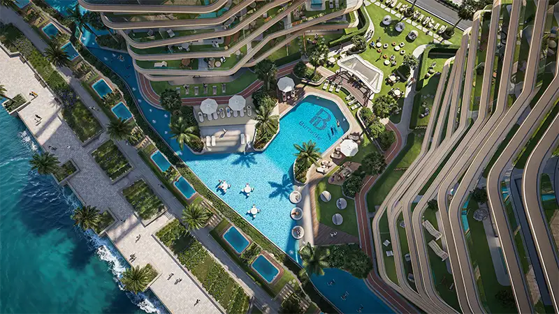 Amenities aerial view