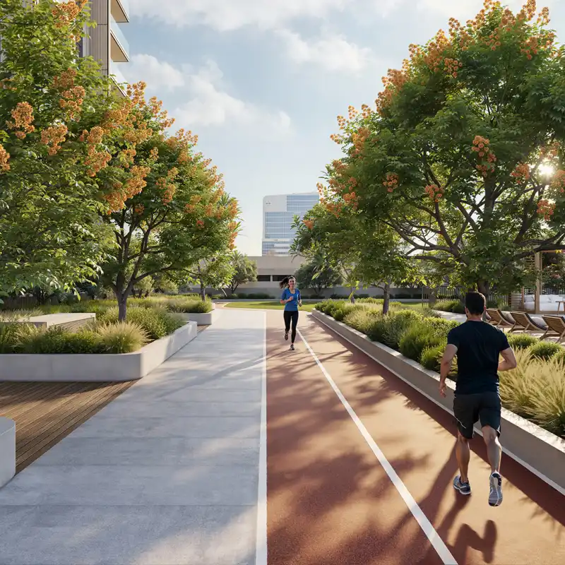 Tara Park jogging track