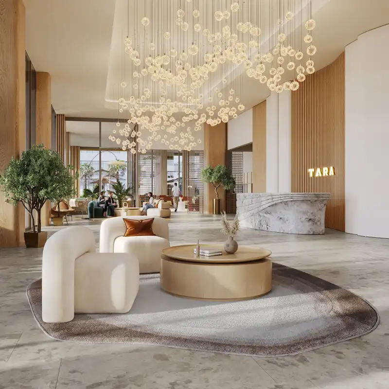 Tara Park luxury lobby